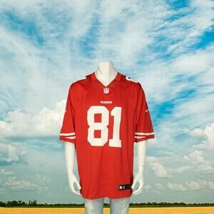San Francisco 49ers Boldin Nike On Field NFL Football Authentic Sewn Jersey XL